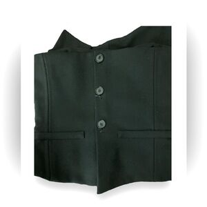 New NWT Zara Asymmetric Bustier LIMITED EDITION XS black blogger favorite